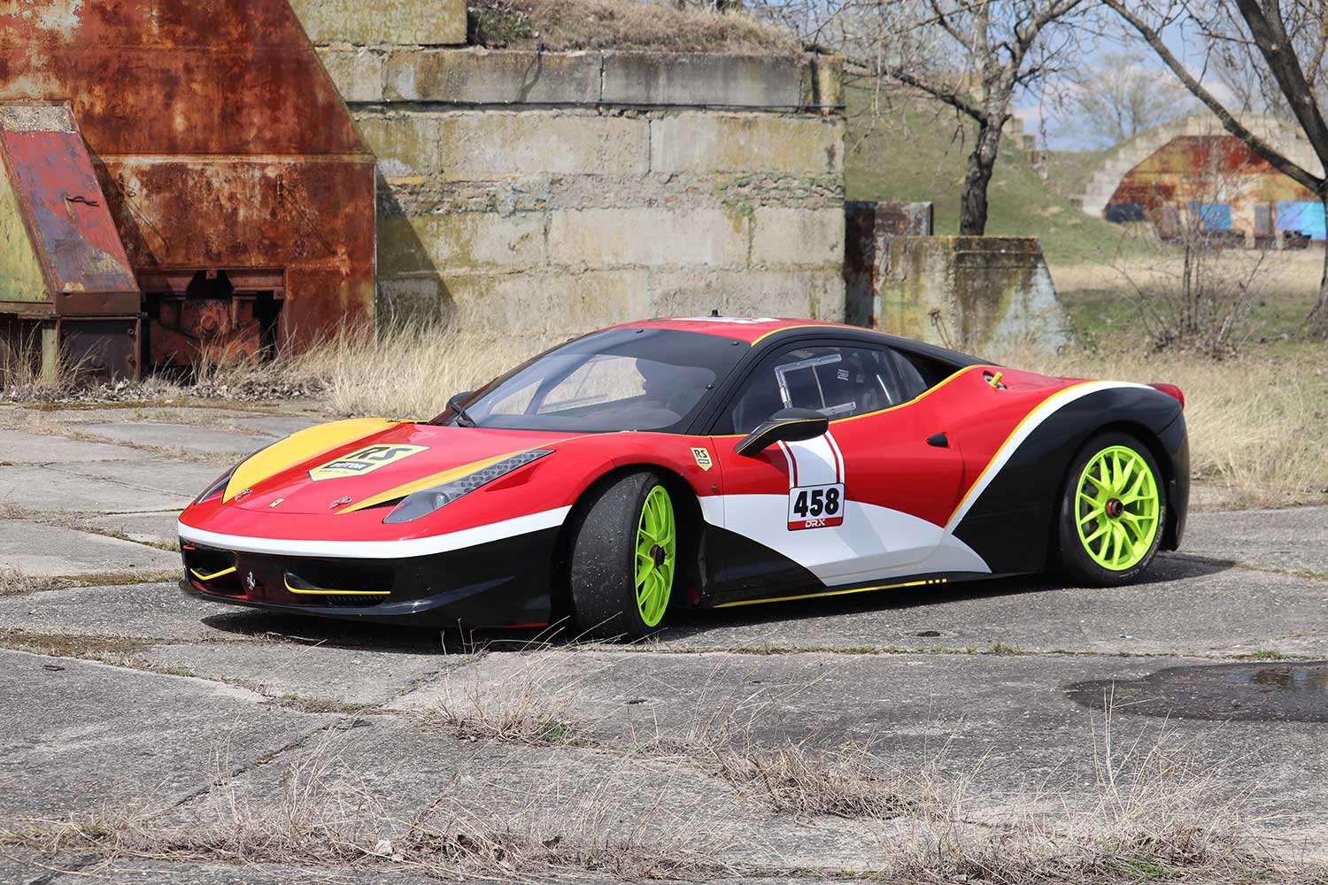 Ferrari 458 Challenge élményvezetés
